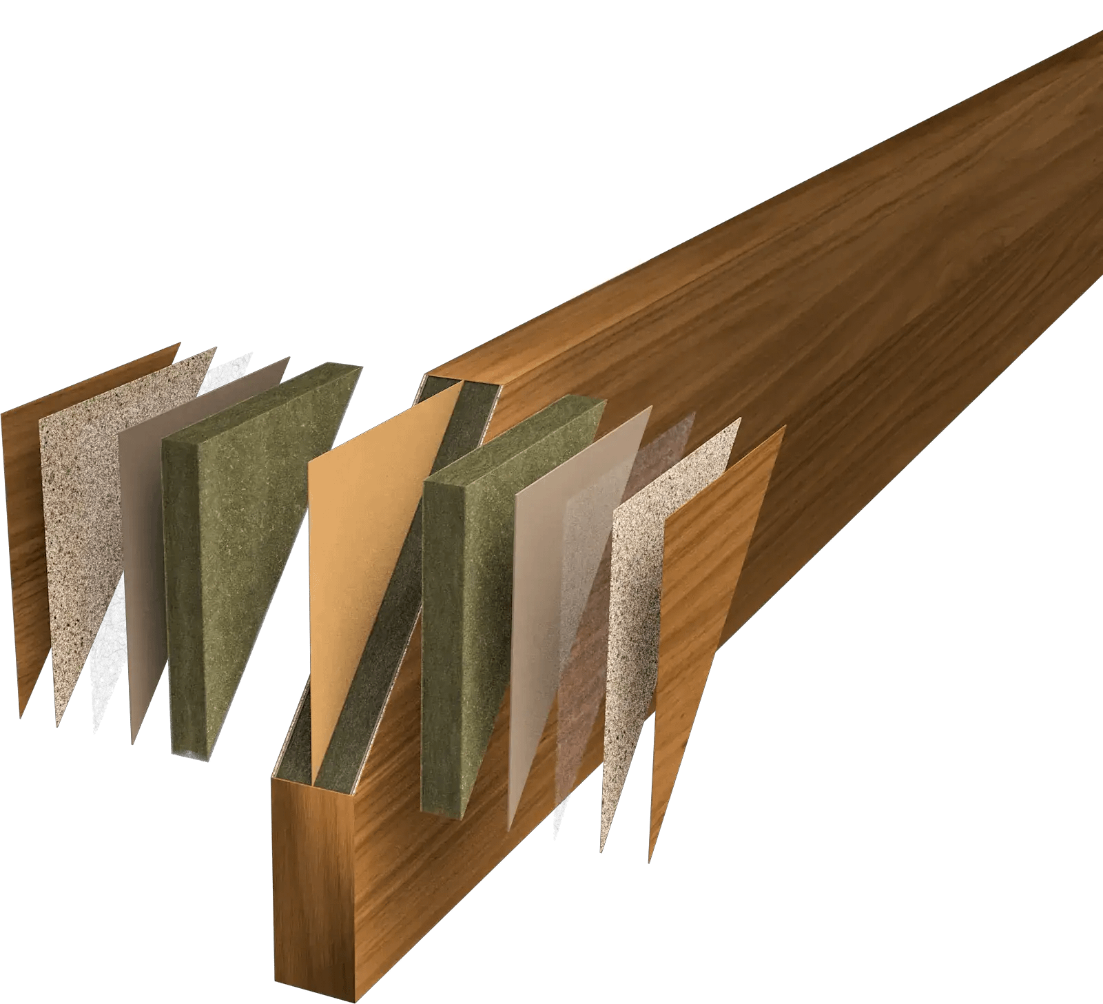 Acoustic Fin exploded view