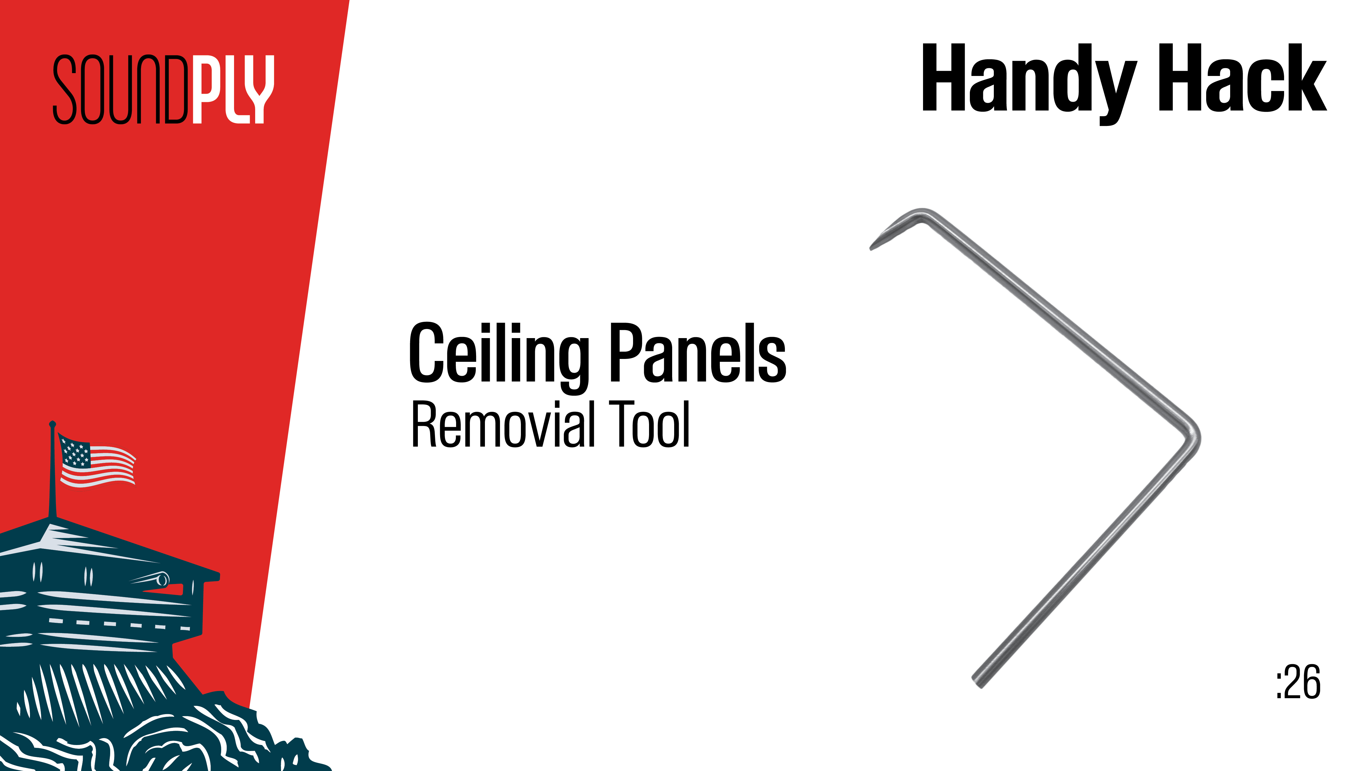 Removal Tool for Ceiling Panels Video