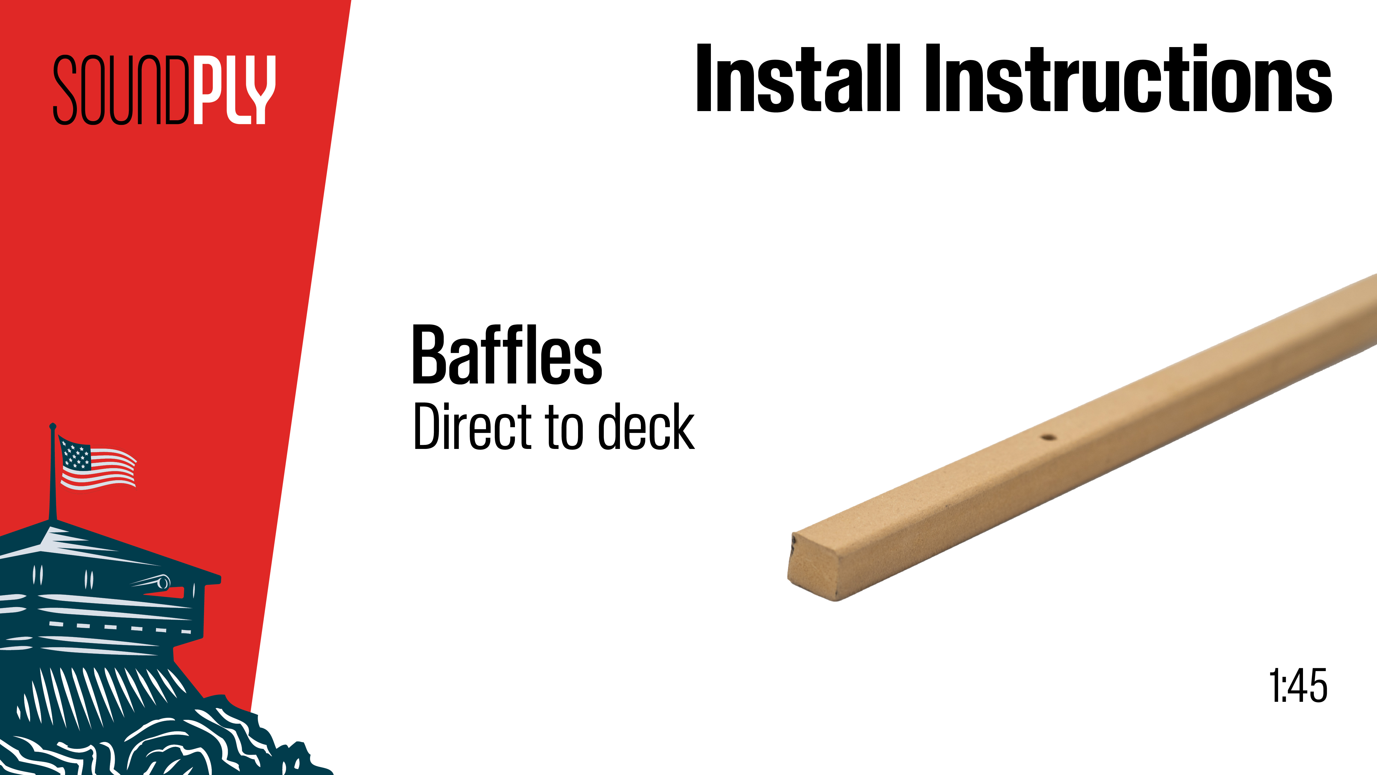 Baffles Direct to Deck Install Video