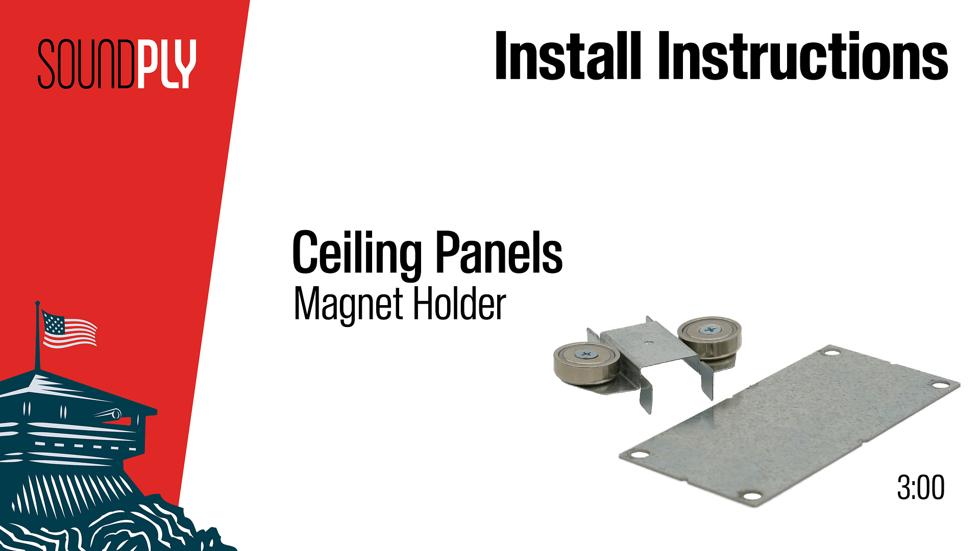 Ceiling Panels Magnet Holder Video