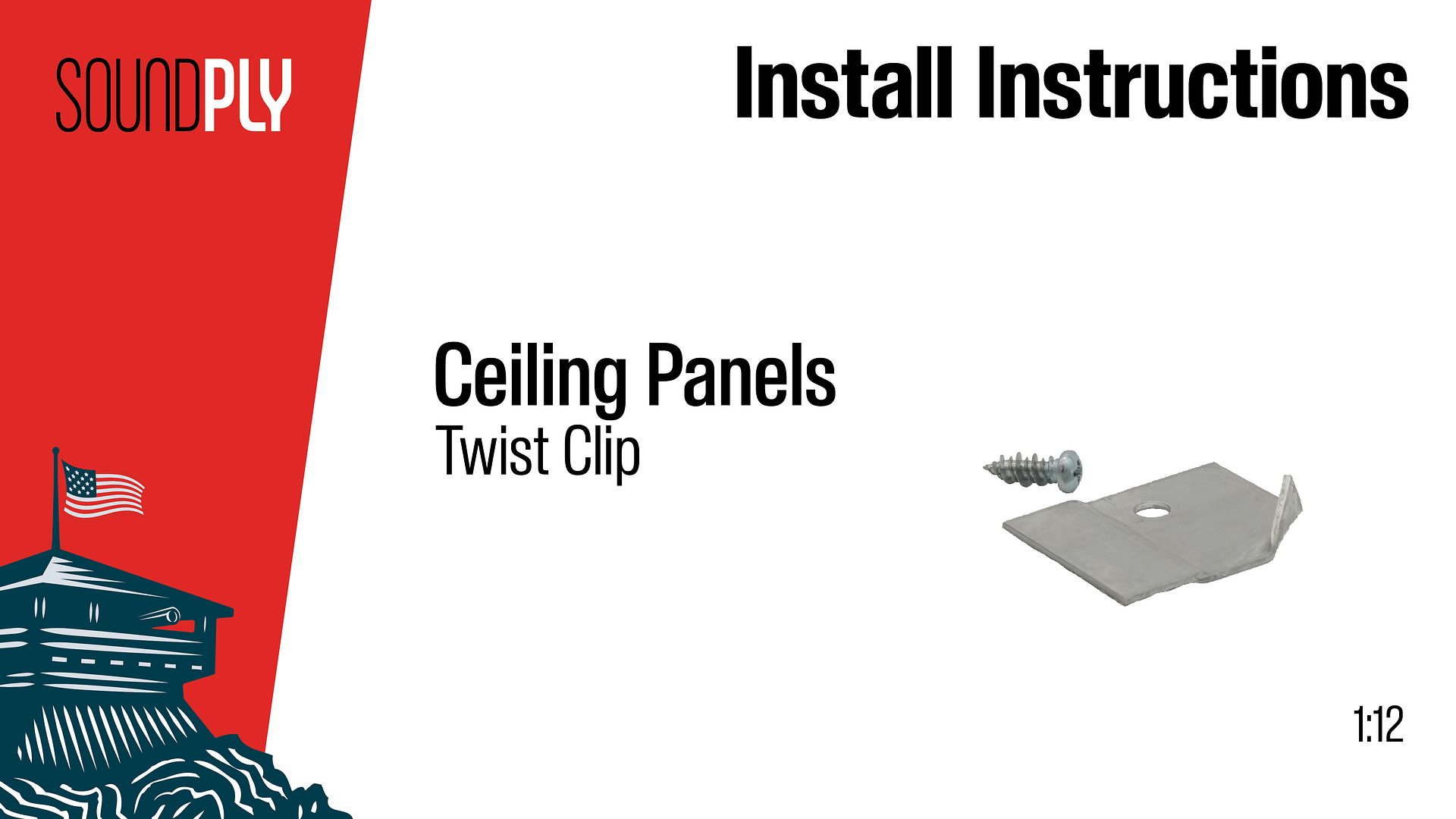 Ceiling Panels Twist Clip