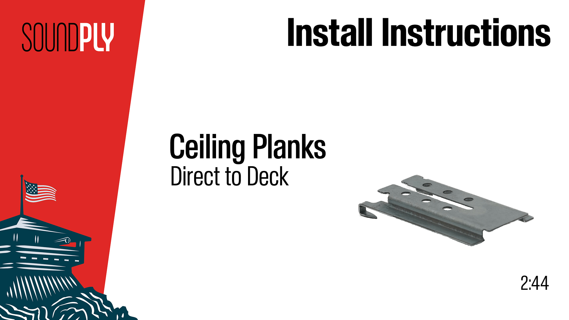 Ceiling Planks to Deck Video