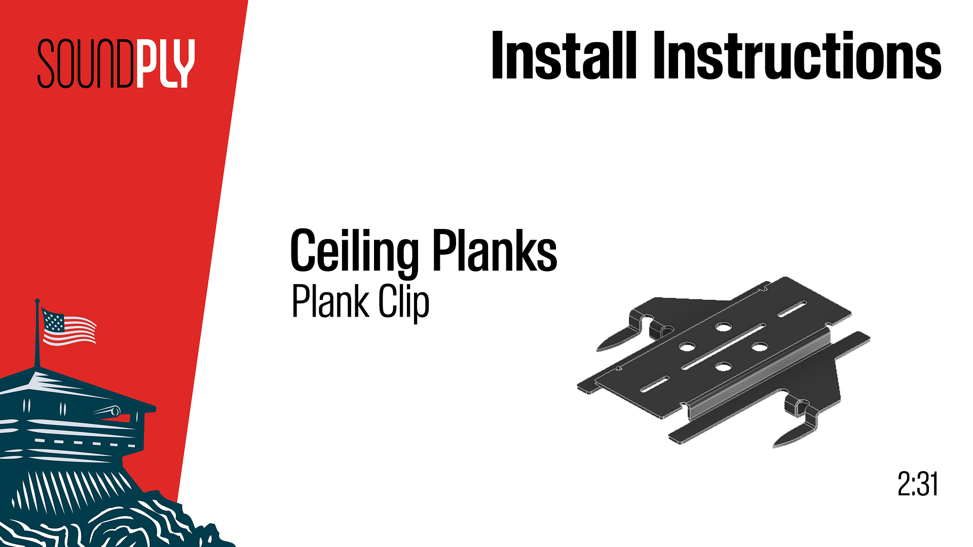 Ceiling Planks to Grid
