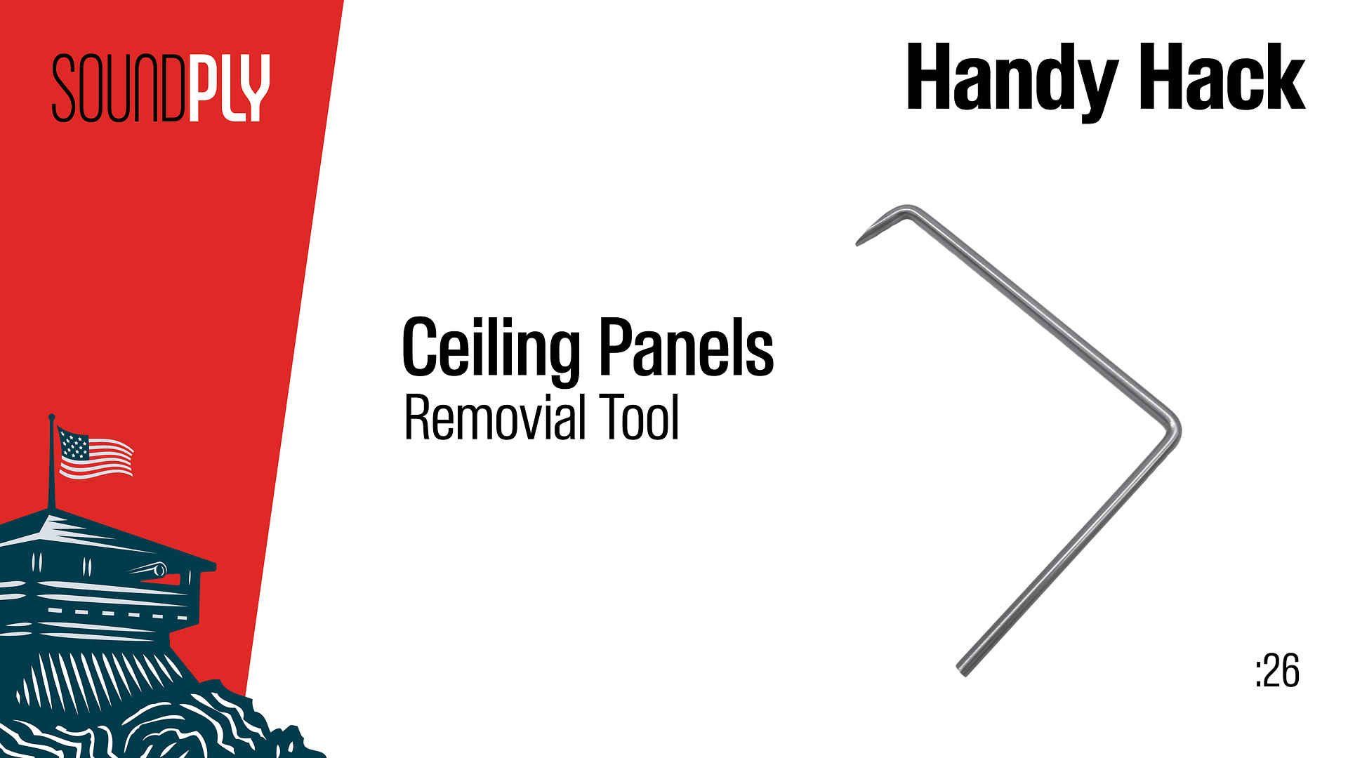 Removal Tool for Ceiling Panels Video